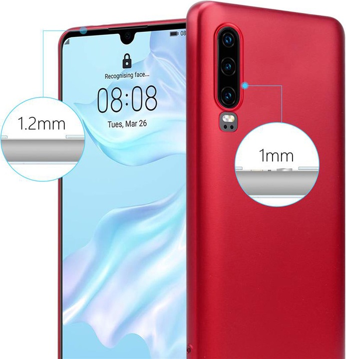 Produktbild Cadorabo TPU Matt Metallic Hülle (Huawei P30)