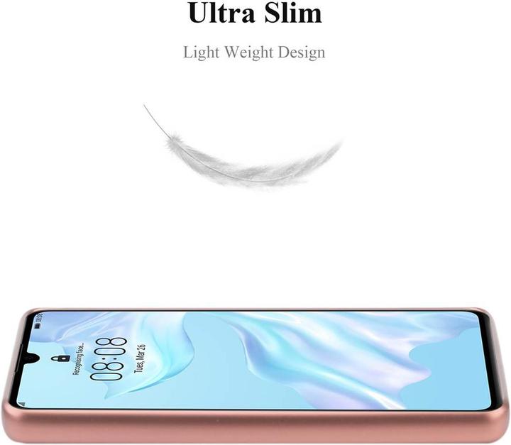 Actual product image Cadorabo Bumper TPU Matt Metallic (Huawei P30)