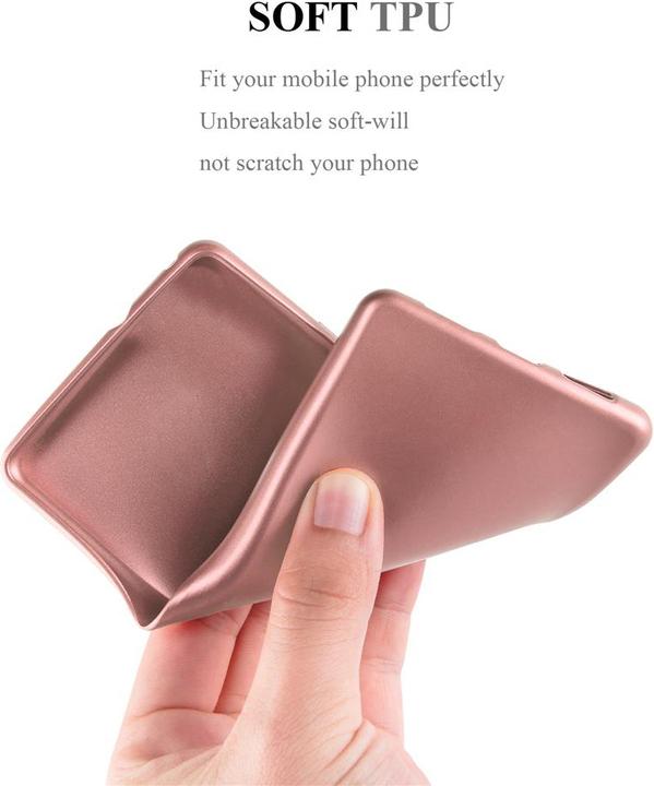 Actual product image Cadorabo Bumper TPU Matt Metallic (Huawei P30)