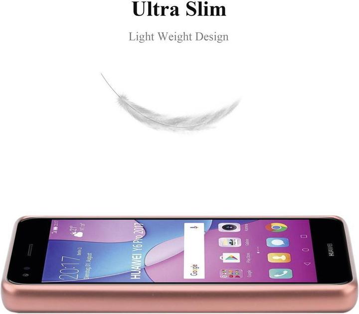 Image du produit Cadorabo Coque TPU Matt Metallic (Huawei Y6 Pro (2017))