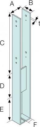Image du produit Simpson Strong-Tie Simpson CMR Stützenfüsse (Pied de support)