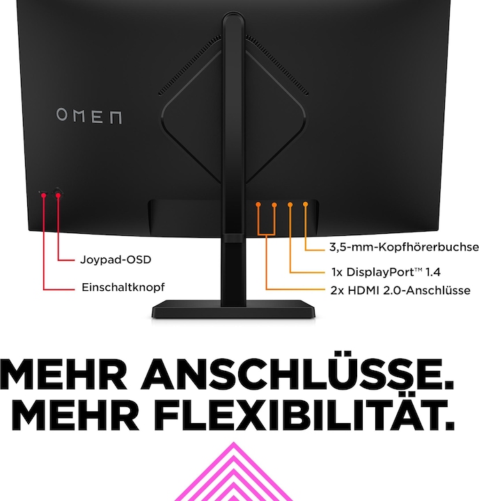 Produktbild HP Omen 32c (2560 x 1440 Pixel, 31.50")