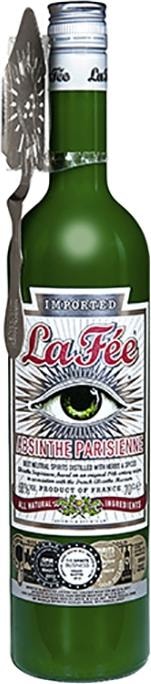 Produktbild La Fée Absinthe Absinthe Parisienne mit Absinthlöffel (18 Jahre, 68 %, Frankreich, 1 x 70 cl, Absinth)