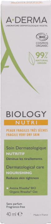 Actual product image A-Derma BIOLOGY Nutritive Cream Cream (40 ml, 24h cream)