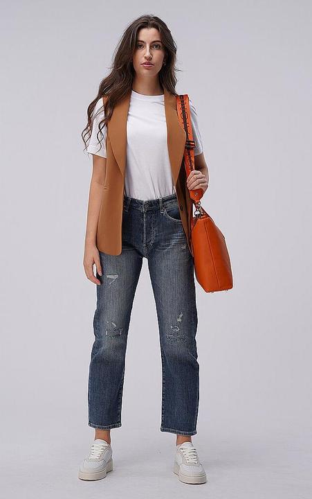 Actual product image Drykorn Jersey T-Shirt Kirani Round Neck White (XS)