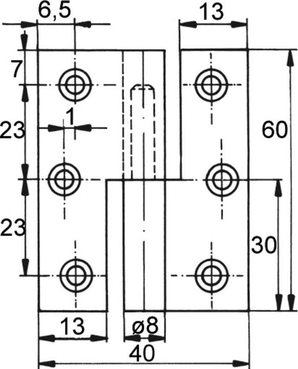 Produktbild FS Möbelbänder, Rollendurchmesser 8 mm (1 Stk.)