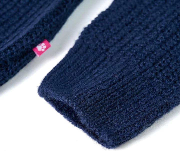 Produktbild VidaXL Kinderpullover Gestrickt Marineblau 92,Material: 67 % Acryl (92)