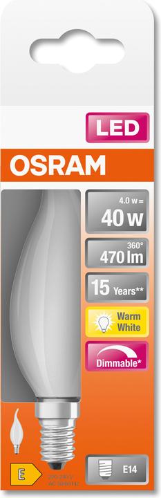 Produktbild Osram Led Retrofit Classic Ba (E14, 5 W, 470 lm, 1 x, E)