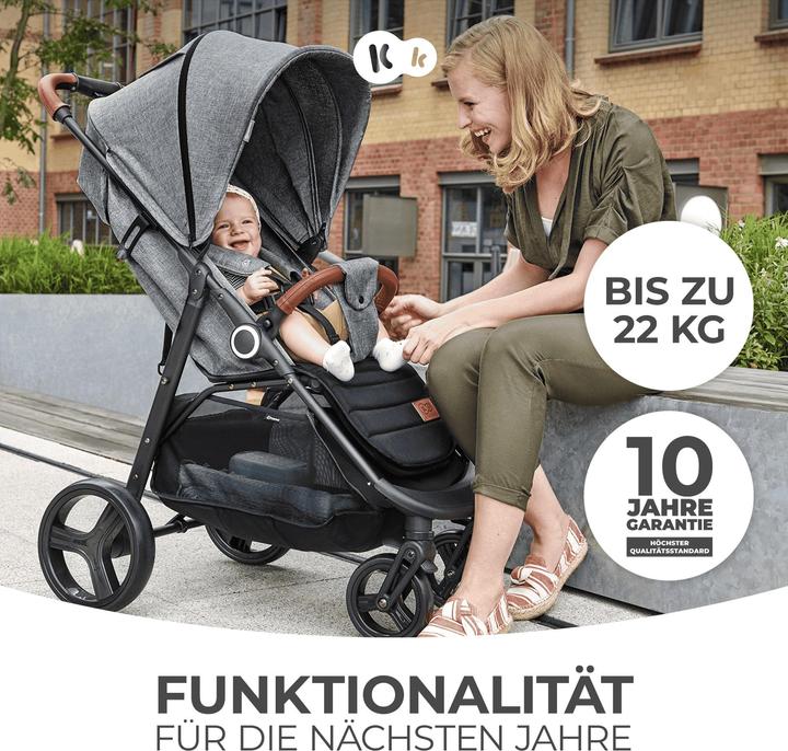 Productafbeelding KinderKraft wandelwagen GRADE PLUS GROEN