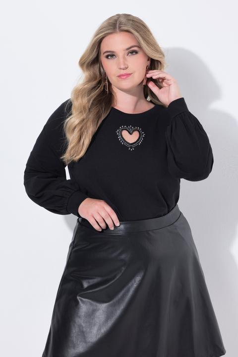 Produktbild Miamoda Sweatshirt, Herz-CutOut, Ballon-Langarm (54)