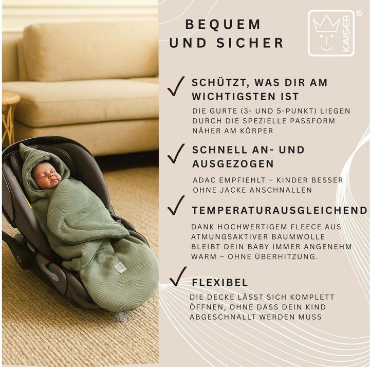 Produktbild Kaiser CALLIE CORD Einschlagdecke (80 x 40 cm)