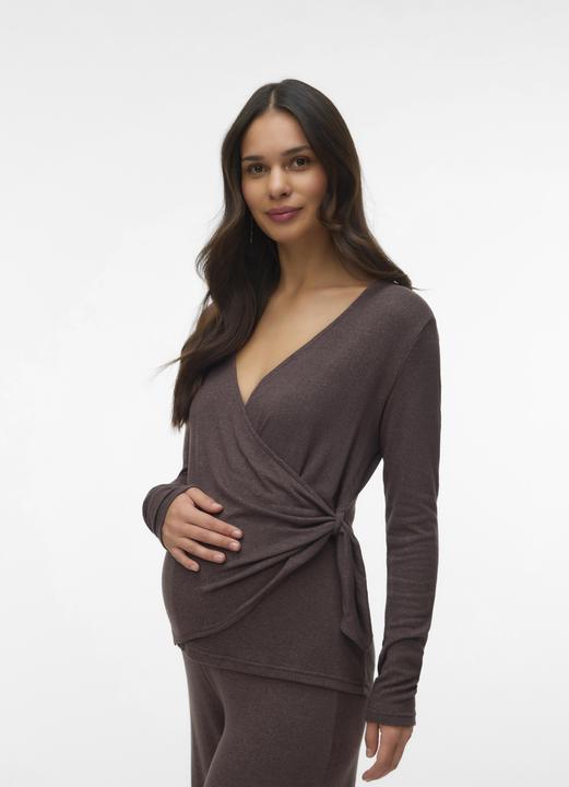 Immagine prodotto Mamalicious Normal geschnitten V-Ausschnitt Top Bluse