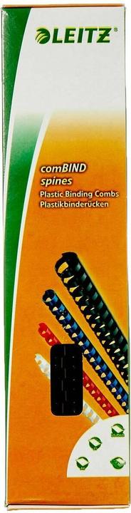 Produktbild Leitz comBIND Plastikbinderücken A4 100 Stk. - Ø 10 mm, schwarz