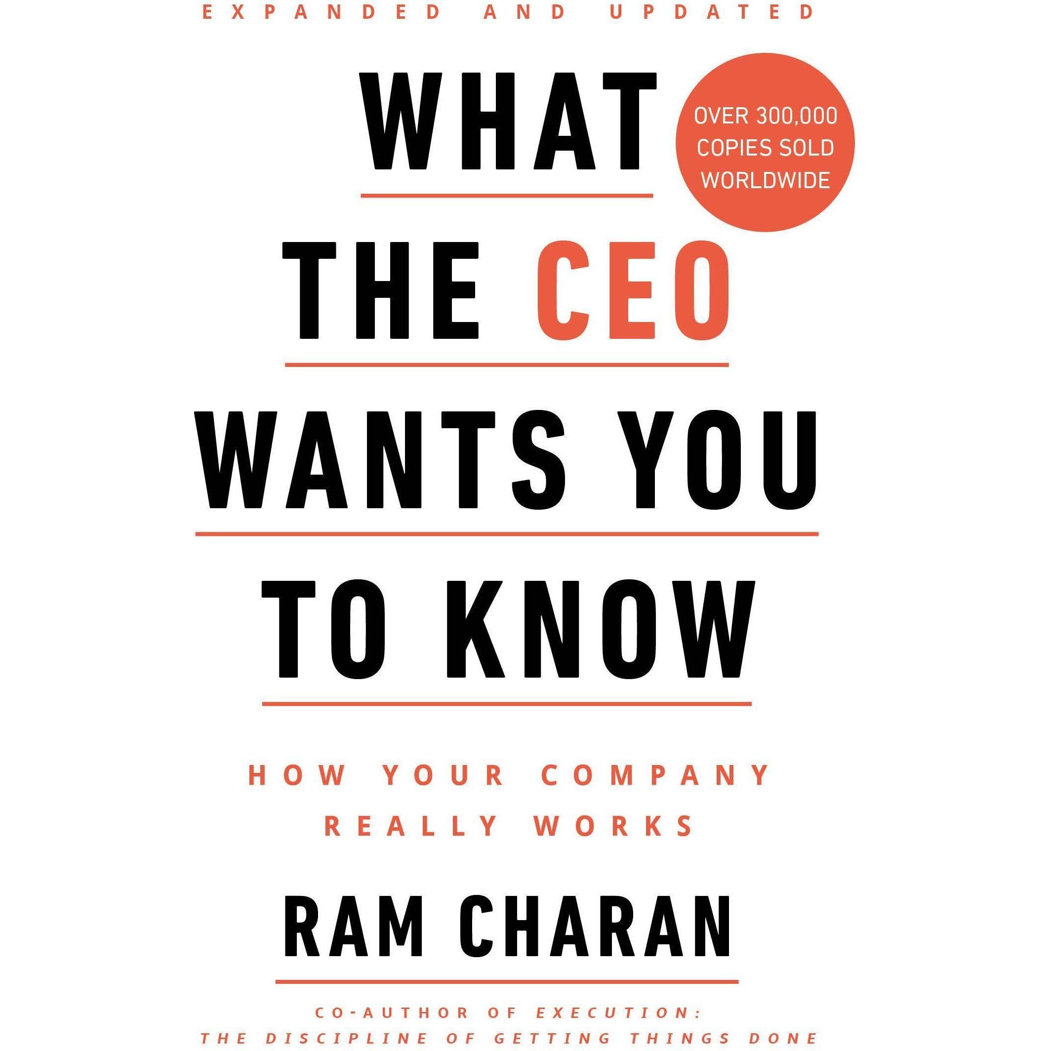 What the CEO Wants You to Know, Fachbücher von Ram Charan