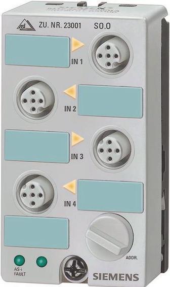 Produktbild Siemens AS-I MOD,K45,4IN,200MA,PNP,ELECTRONIC