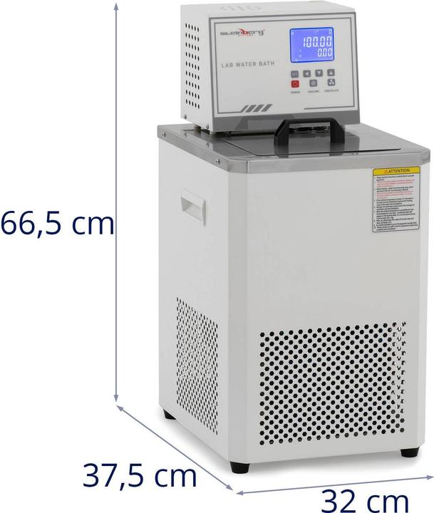 Produktbild Steinberg Thermostatisches Wasserbad Labor digital 6 l -20 bis 100 °C 180 x 160 x 150 mm