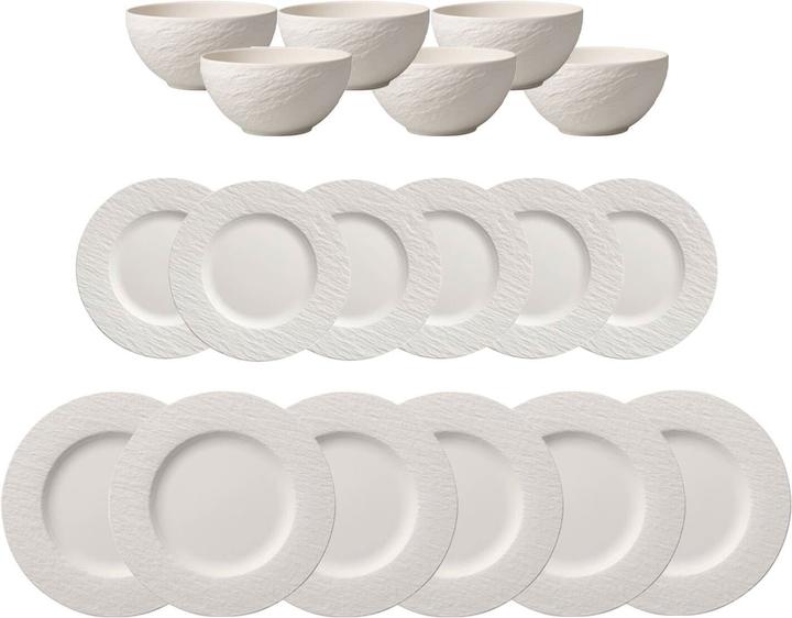 Villeroy & Boch Manufacture Rock dinner service (18 pcs.)