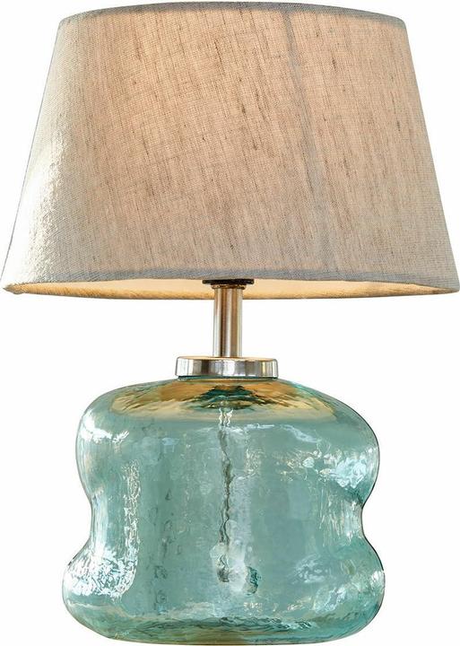 Actual product image Loberon Tischlampe Rufino blau/beige (E14)
