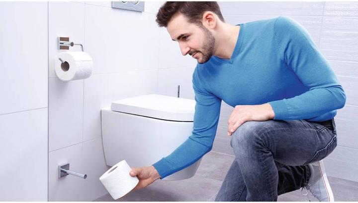 Produktbild tesa EKKRO WC Ersatzrollenhalter inkl. Klebelösung ohne Bohren