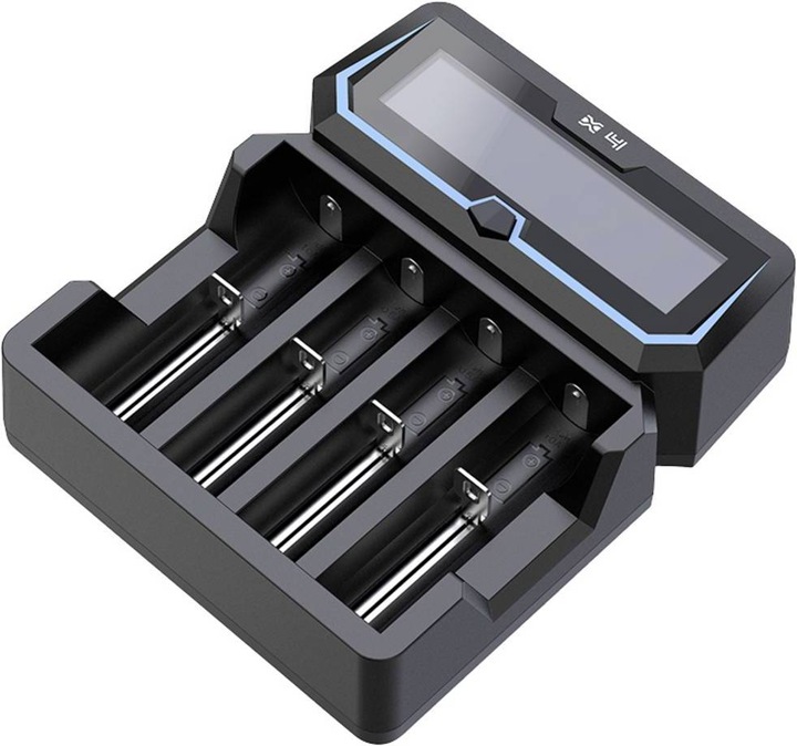 Actual product image Xtar Battery charger for X4 18650 AA AAA cells Ni-MH Li-Ion 4 places (1 pcs., 12650, 13500, 13650, 14500, 14650, 16340, 16650, 17335, 17355, 17500, 17650, 17670, 18350, 18490, 18500, 18650, 18700, 20650, 21700, 22650, A, Sub-C, AA, AAA, Battery + charger)