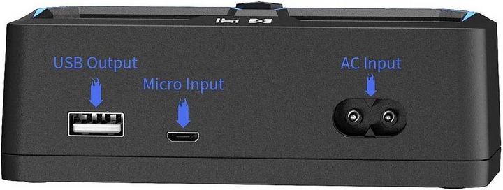 Actual product image Xtar Battery charger for X4 18650 AA AAA cells Ni-MH Li-Ion 4 places (1 pcs., 12650, 13500, 13650, 14500, 14650, 16340, 16650, 17335, 17355, 17500, 17650, 17670, 18350, 18490, 18500, 18650, 18700, 20650, 21700, 22650, A, Sub-C, AA, AAA, Battery + charger)