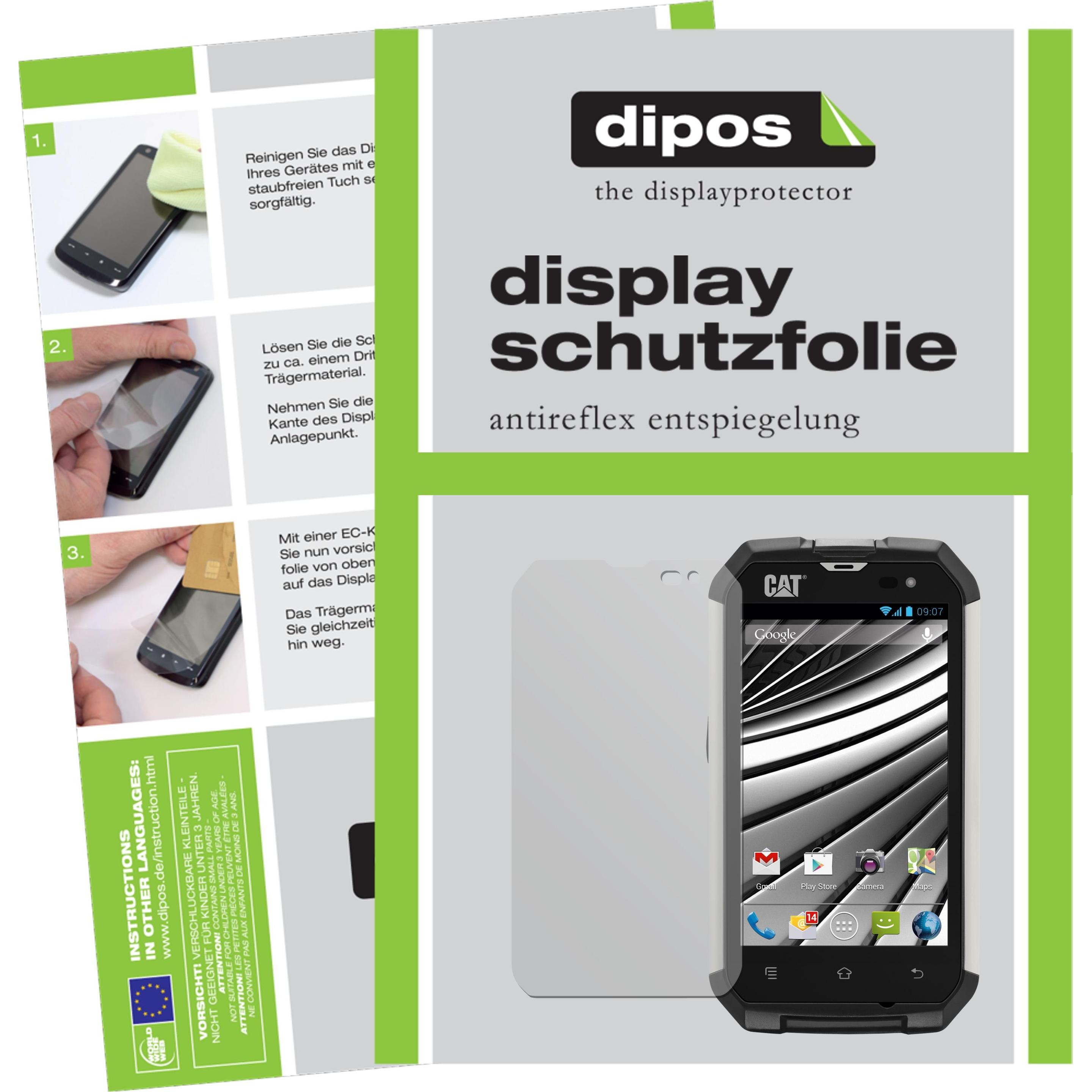 Dipos Displayschutzfolie Antireflex (6 Stück, Cat b15), Smartphone Schutzfolie, Transparent