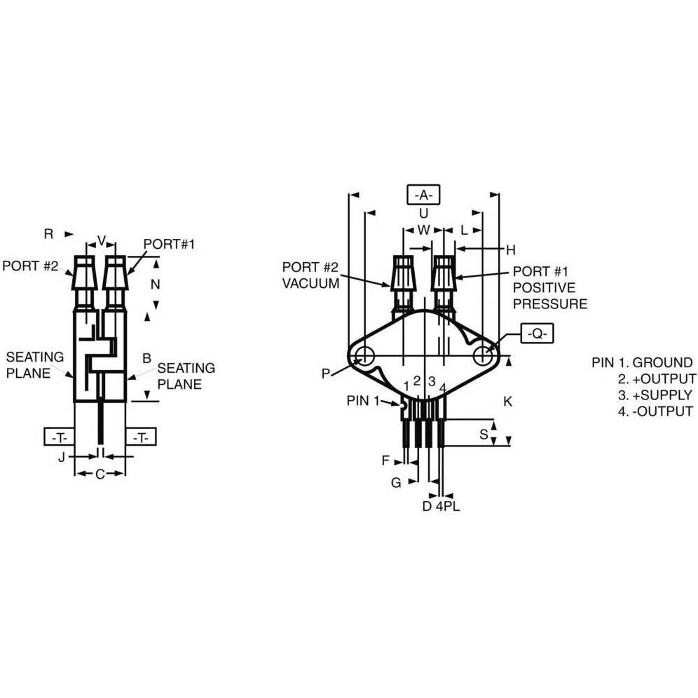 NXP Drucksensor MPX, Elektronikmodul