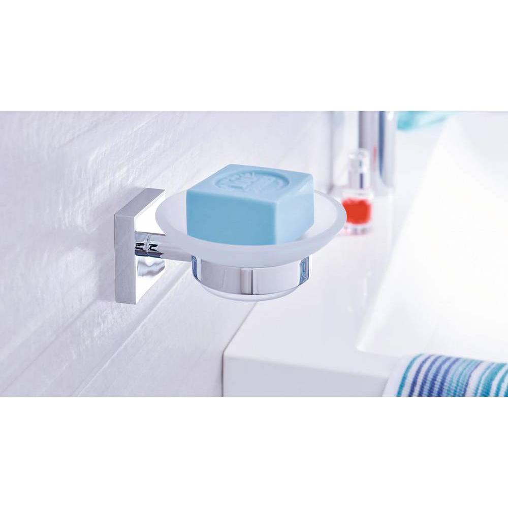 Thumbnail - tesa, Seifenspender + Seifenschale, EKKRO Seifenhalter inkl. Klebelösung ohne Bohren