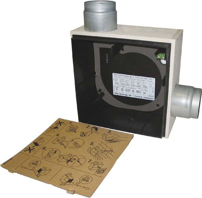 Actual product image Maico MAI ER-UPB/R UP housing plastic black