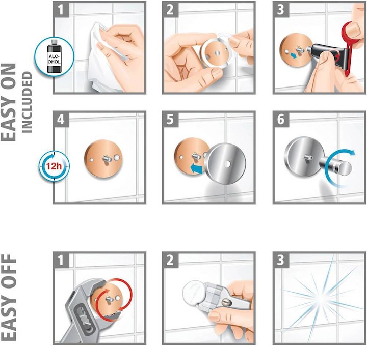 Actual product image tesa MOON soap dispenser incl. adhesive solution without drilling