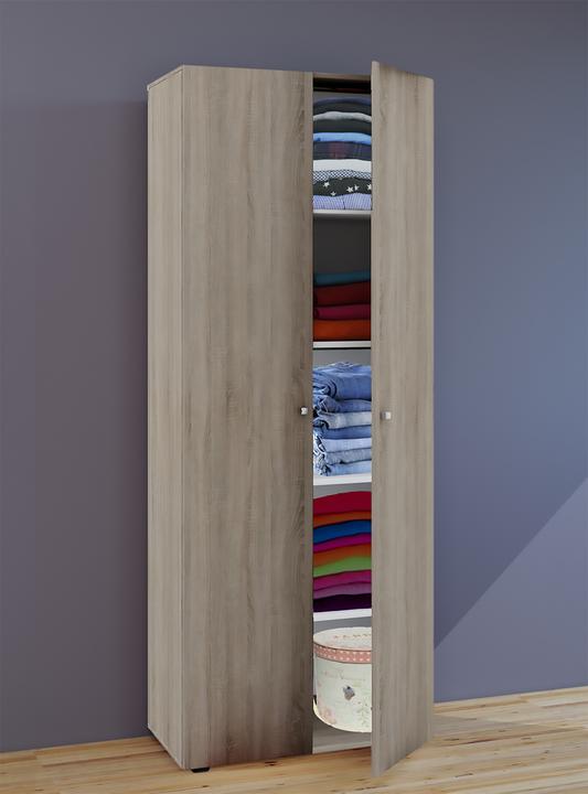 Produktbild VCM Holz Kleiderschrank Vandol mit Drehtüren (70 x 40 x 178 cm)