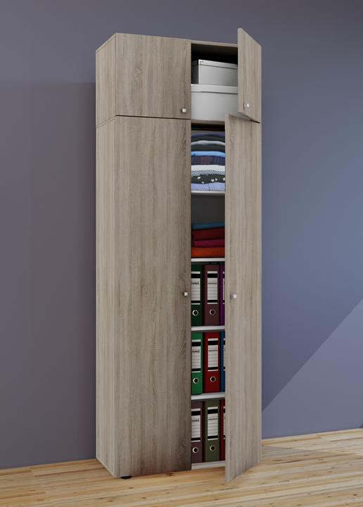 Produktbild VCM Holz Kleiderschrank Serie Vandol mit Drehtüren (70 x 40 x 218 cm)