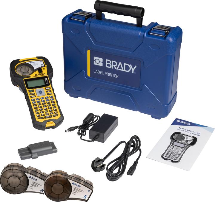 Produktbild Brady M210-Data-KIT UK, Mobiles Beschriftungsgerät, Endlos- und Etikettendruck, ABC-Tastatur, max.