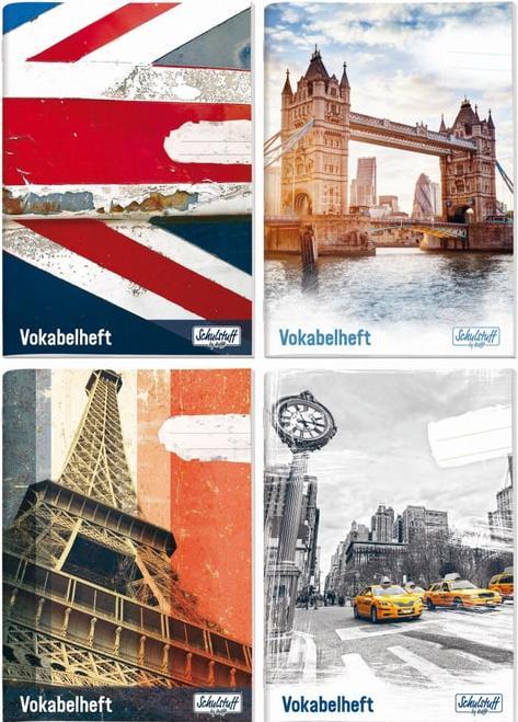 Immagine prodotto Libro di vocabolario Schulstuff Classic A5 assortito 2889-6 (A5, Righe)