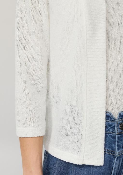 Produktbild S.Oliver Indoor-Jacke Cardigan aus Bouclégarn mit 3/4-Ärmeln (46)