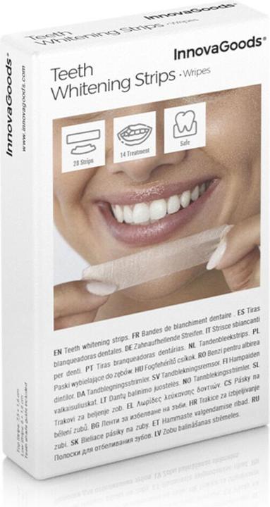 Actual product image InnovaGoods Tooth whitening strips Wripes (Bleaching Strips)