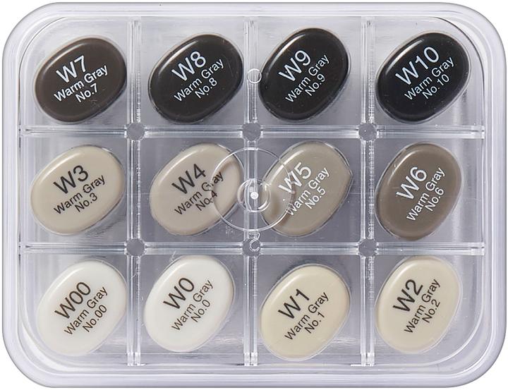 Actual product image Copic Marker sketch, set of 12 "Grey" WG (Grey, 3 mm, 12 x)