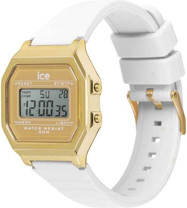 Produktbild ICE Watch Ice Digit Retro White Gold Small 022049