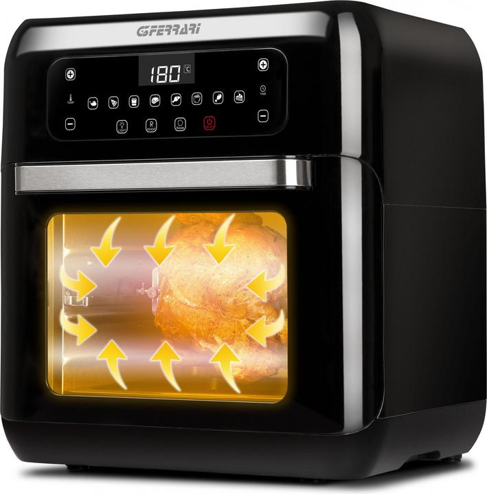 G3 Ferrari Friggisano 2.0 Einzelbild 11 l Eigenständig 1500 W Heissluftfritteuse Schwarz