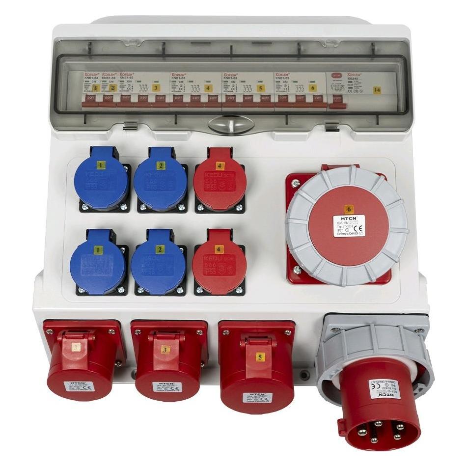 Ampire XSB100-5 Kit Distributore Fusibili Per Auto – 5 Pezzi Modulari Con Coperture E Ponti – Da -40 A 105°C - 3