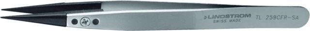 Actual product image Irimo Tweezers with replaceable carbon fibre tips, ESD-safe, type 259CFR, with fine, pointed and sta