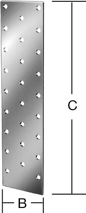 Immagine prodotto Vormann Lamiere forate zincate sendzimir 200 x 60 mm