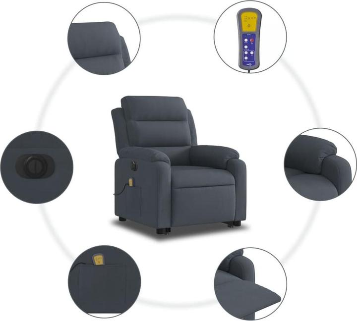 Image du produit vidaXL Massagesessel mit Aufstehhilfe