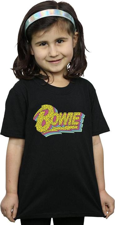 Produktbild David Bowie Moonlight 90s Logo TShirt Mädchen (128)