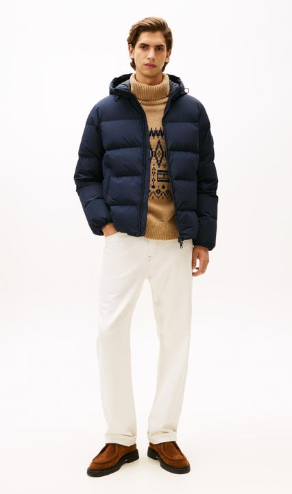 Actual product image Tommy Hilfiger Down Hooded Puffer Jacket (M)