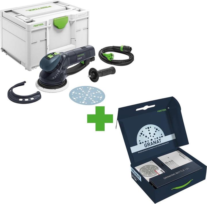 Festool RO150 FEQ GR set (Eccentric grinder, 720 W)