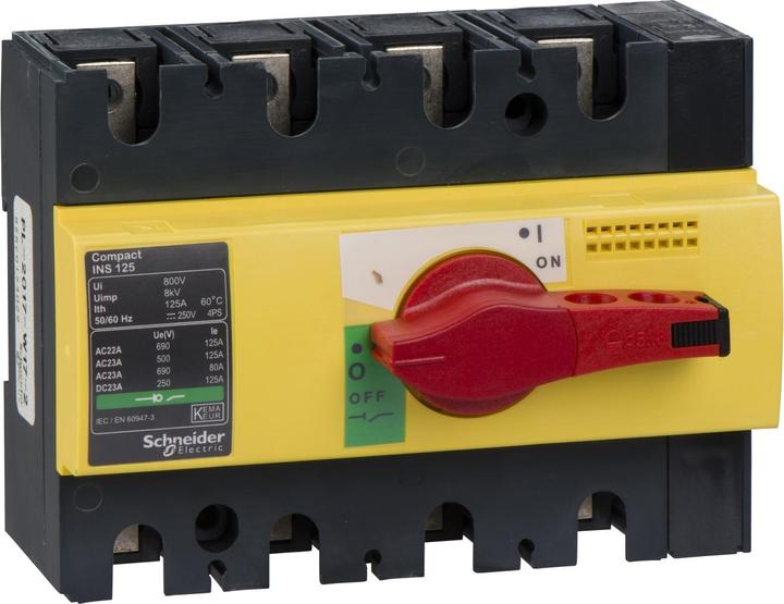Produktbild Schneider Electric Lastrennschalter INS125 4p Interpact 28927