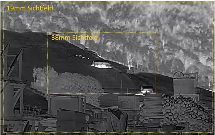 Actual product image Infiray Thermal imaging camera Zoom ZH38
