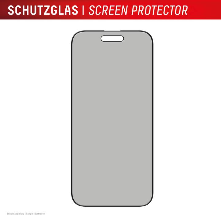 Actual product image Displex Privacy Glass, Privacy Full Cover Panzerglas (1 Piece, Apple iPhone Air)