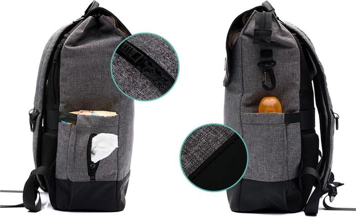 Actual product image Fillikid Osaka changing rucksack